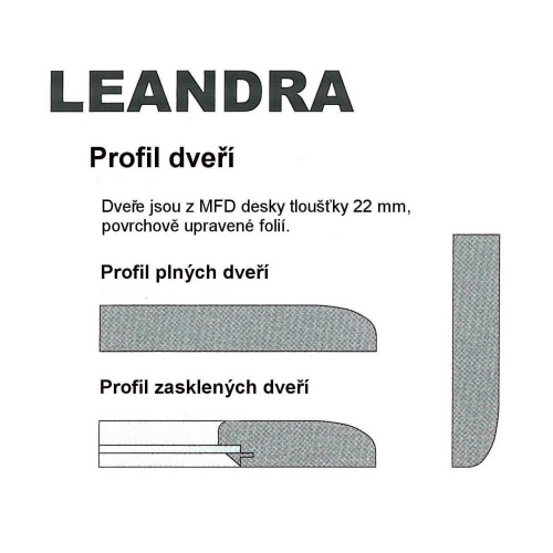 Leandra | Leandra - profil dveří