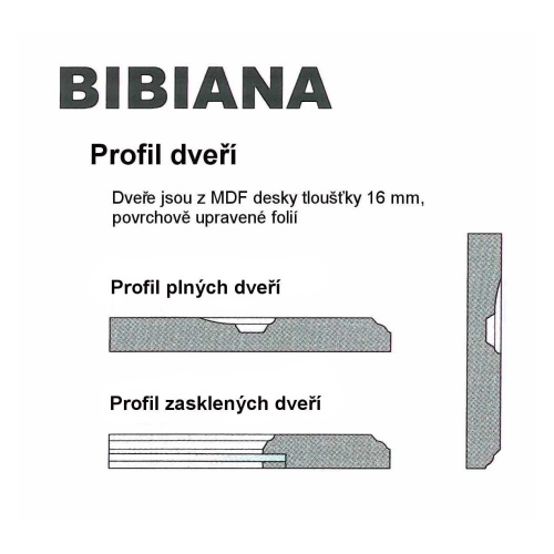 Bibiana | Bibiana - profil dveří